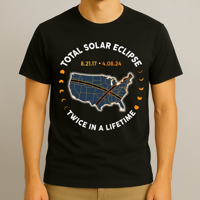 Total Solar Eclipse 2024 Twice In A Lifetime 2017 Totality T-Shirt