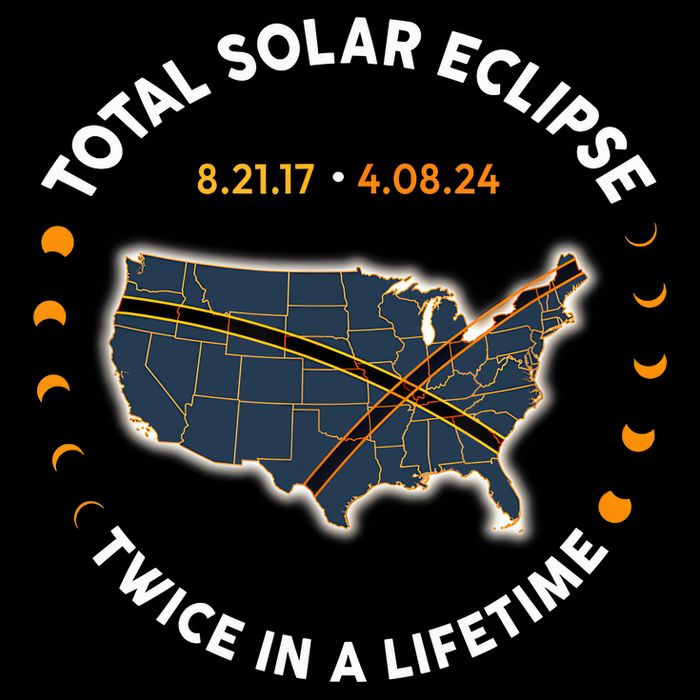 Total Solar Eclipse 2024 Twice In A Lifetime 2017 Totality T-Shirt