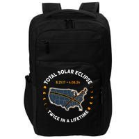 Total Solar Eclipse 2024 Twice In A Lifetime 2017 Totality Impact Tech Backpack