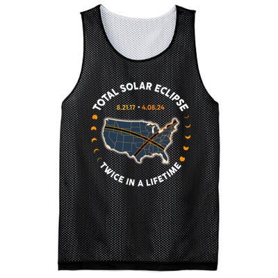 Total Solar Eclipse 2024 Twice In A Lifetime 2017 Totality Mesh Reversible Basketball Jersey Tank