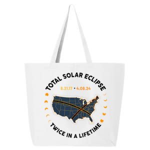 Total Solar Eclipse 2024 Twice In A Lifetime 2017 Totality 25L Jumbo Tote