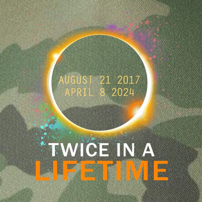 Total Solar Eclipse Twice In A Lifetime 2024 Total Eclipse Legacy Tie Dye Trucker Hat