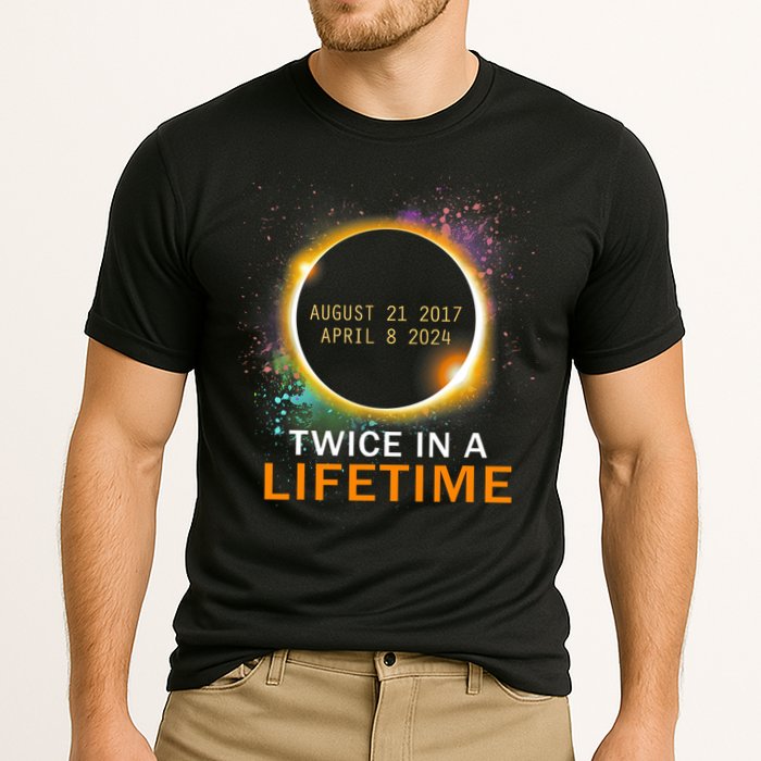 Total Solar Eclipse Twice In A Lifetime 2024 Total Eclipse Performance Shirt
