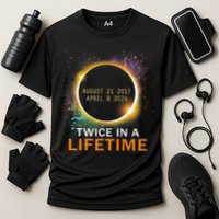 Total Solar Eclipse Twice In A Lifetime 2024 Total Eclipse Performance Shirt