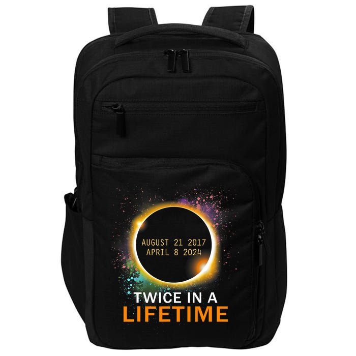 Total Solar Eclipse Twice In A Lifetime 2024 Total Eclipse Impact Tech Backpack