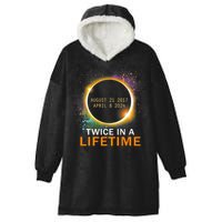 Total Solar Eclipse Twice In A Lifetime 2024 Total Eclipse Hooded Wearable Blanket