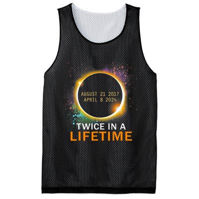 Total Solar Eclipse Twice In A Lifetime 2024 Total Eclipse Mesh Reversible Basketball Jersey Tank