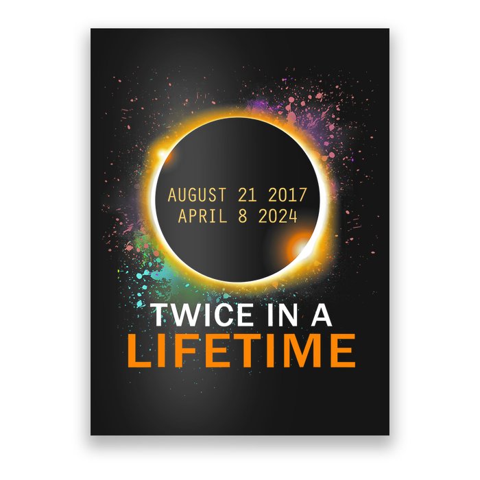 Total Solar Eclipse Twice In A Lifetime 2024 Total Eclipse Poster