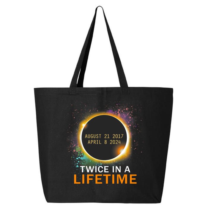 Total Solar Eclipse Twice In A Lifetime 2024 Total Eclipse 25L Jumbo Tote