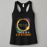 Total Solar Eclipse Twice In A Lifetime 2024 Total Eclipse Womens Tank Top