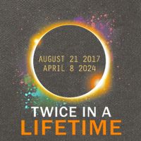 Total Solar Eclipse Twice In A Lifetime 2024 Total Eclipse Cotton Canvas Backpack