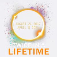 Total Solar Eclipse Twice In A Lifetime 2024 Total Eclipse Garment-Dyed Sweatshirt