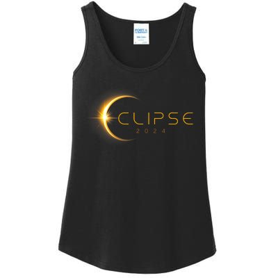 Total Solar Eclipse America Totality April 8 2024 Astronomy Ladies Essential Tank