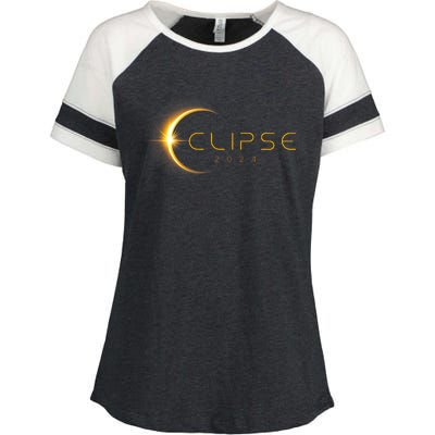 Total Solar Eclipse America Totality April 8 2024 Astronomy Enza Ladies Jersey Colorblock Tee