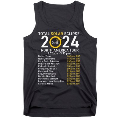 Total Solar Eclipse April 8 2024 Path Of The Eclipse Tank Top