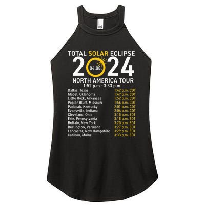 Total Solar Eclipse April 8 2024 Path Of The Eclipse Women’s Perfect Tri Rocker Tank