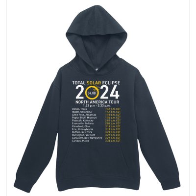 Total Solar Eclipse April 8 2024 Path Of The Eclipse Urban Pullover Hoodie