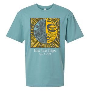 Total Solar Eclipse April 8 2024 Sueded Cloud Jersey T-Shirt