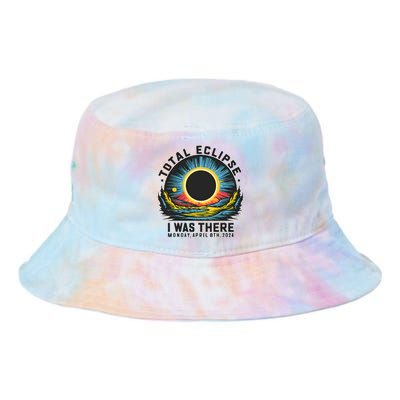 Total Solar Eclipse I Was There Monday April 8th 2024 Tie Dye Newport Bucket Hat