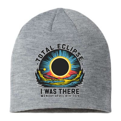 Total Solar Eclipse I Was There Monday April 8th 2024 Sustainable Beanie