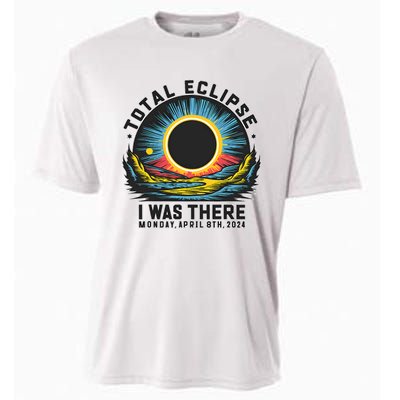 Total Solar Eclipse I Was There Monday April 8th 2024 Cooling Performance Crew T-Shirt