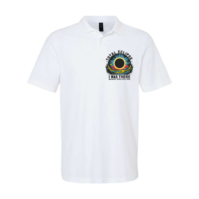 Total Solar Eclipse I Was There Monday April 8th 2024 Softstyle Adult Sport Polo