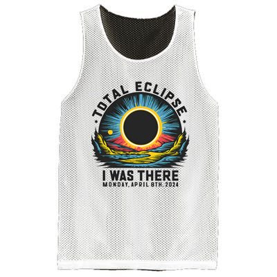 Total Solar Eclipse I Was There Monday April 8th 2024 Mesh Reversible Basketball Jersey Tank