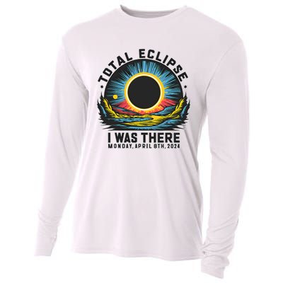 Total Solar Eclipse I Was There Monday April 8th 2024 Cooling Performance Long Sleeve Crew