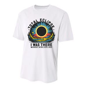 Total Solar Eclipse I Was There Monday April 8th 2024 Performance Sprint T-Shirt