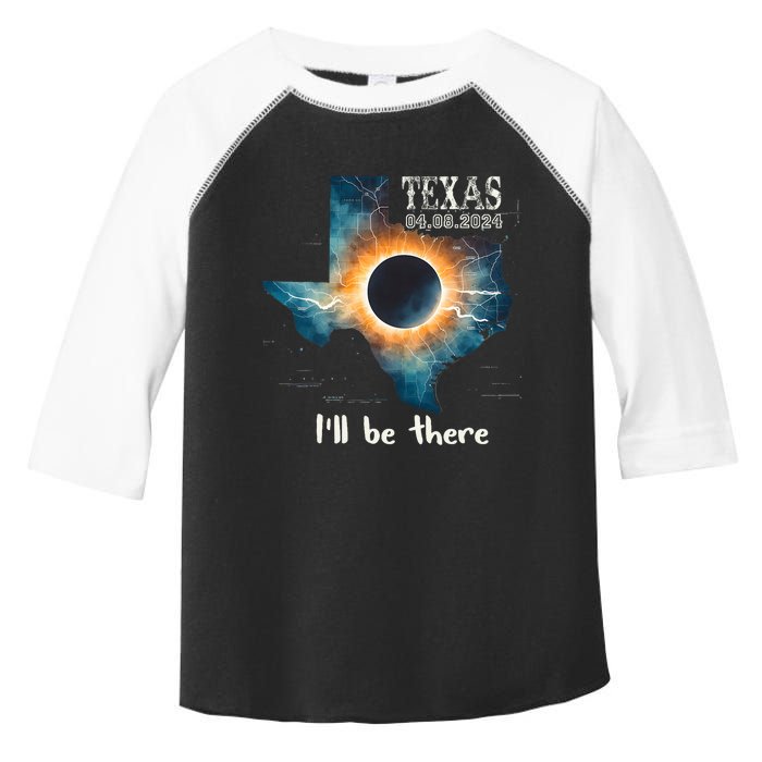 Total Solar Eclipse 2024 Texas Toddler Fine Jersey T-Shirt