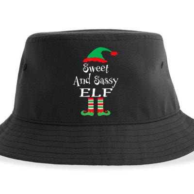 The Sassy Elf Family Matching Group Christmas Gift Funny Sustainable Bucket Hat