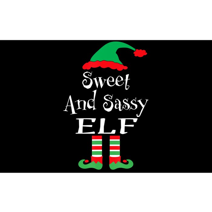 The Sassy Elf Family Matching Group Christmas Gift Funny Bumper Sticker