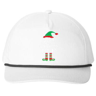 The Sassy Elf Family Matching Group Christmas Gift Funny Snapback Five-Panel Rope Hat