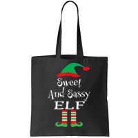 The Sassy Elf Family Matching Group Christmas Gift Funny Tote Bag