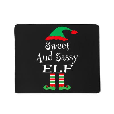 The Sassy Elf Family Matching Group Christmas Gift Funny Mousepad