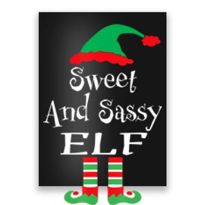 The Sassy Elf Family Matching Group Christmas Gift Funny Poster