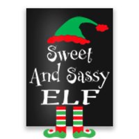 The Sassy Elf Family Matching Group Christmas Gift Funny Poster