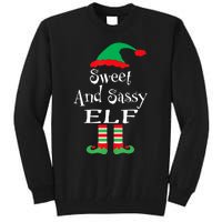 The Sassy Elf Family Matching Group Christmas Gift Funny Tall Sweatshirt