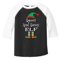 The Sassy Elf Family Matching Group Christmas Gift Funny Toddler Fine Jersey T-Shirt