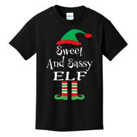 The Sassy Elf Family Matching Group Christmas Gift Funny Kids T-Shirt