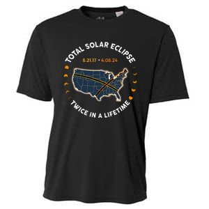 Total Solar Eclipse 2024 Twice In A Lifetime 2017 Totality Cooling Performance Crew T-Shirt