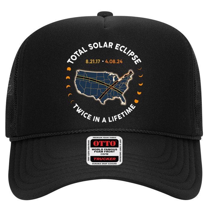 Total Solar Eclipse 2024 Twice In A Lifetime 2017 Totality Trucker Hat