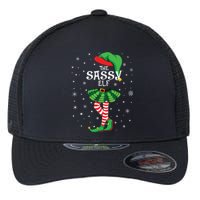 The Sassy Elf Funny Christmas Flexfit Unipanel Trucker Cap