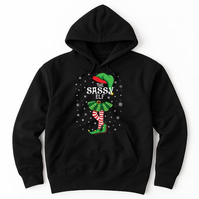 The Sassy Elf Funny Christmas Hoodie