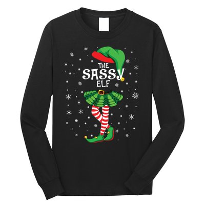 The Sassy Elf Funny Christmas Long Sleeve Shirt