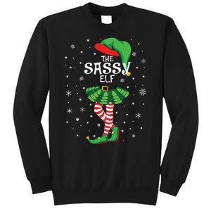 The Sassy Elf Funny Christmas Sweatshirt