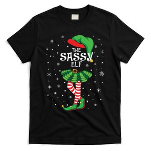 The Sassy Elf Funny Christmas T-Shirt