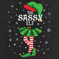 The Sassy Elf Funny Christmas Adult Drive Performance Visor
