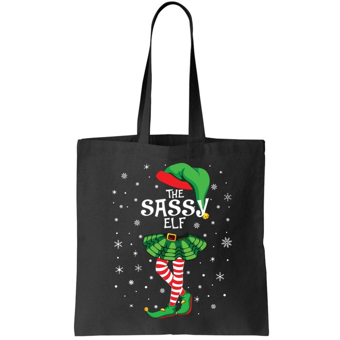 The Sassy Elf Funny Christmas Bag
