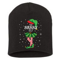 The Sassy Elf Funny Christmas Short Acrylic Beanie